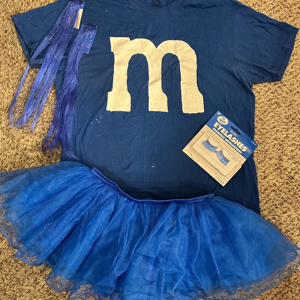 Blue M&M Halloween costume